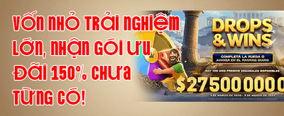 Thưởng Chào Mừng 100% Nạp Đầu promotion